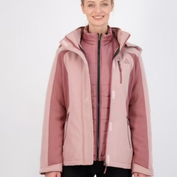 Reebok 3-in-1 Women's Jacket | XXL | Light-Purple | Versatile Layers - Picture 1 of 8